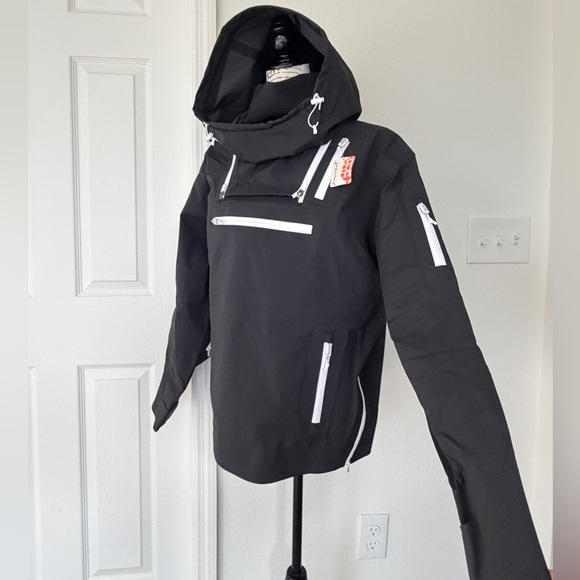 Free People Movement Blizzard Bliss Ski Jacket Hooded Snowboarding Sz XS Anorak - Picture 4 of 16